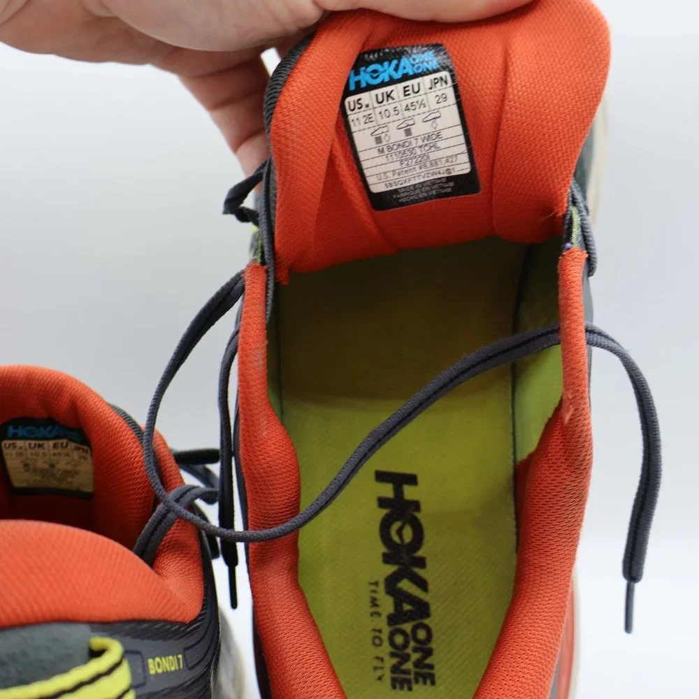 Size 11 - Hoka One One Bondi 7 Gray - Picture 6 of 10